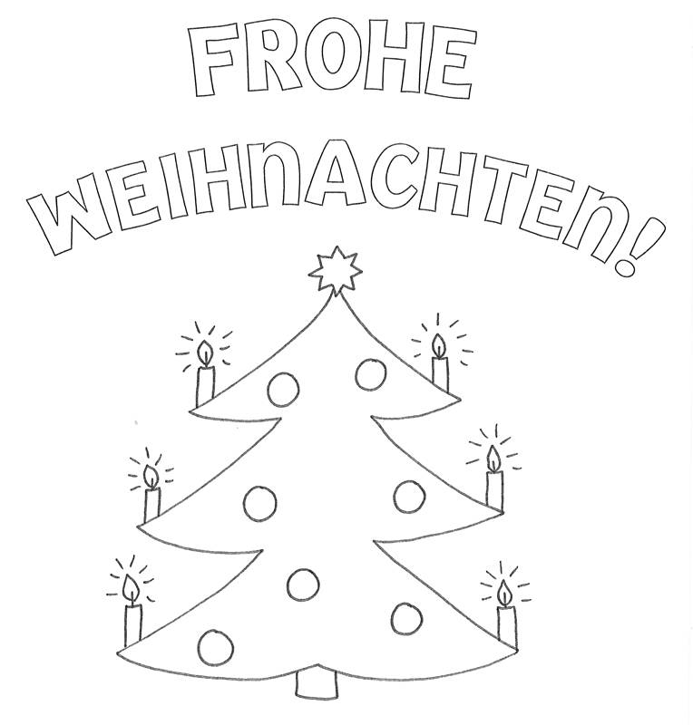 ausmalbilder frohe weihnachten