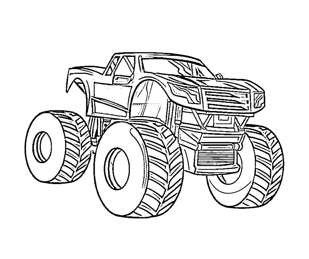 ausmalbilder monster truck