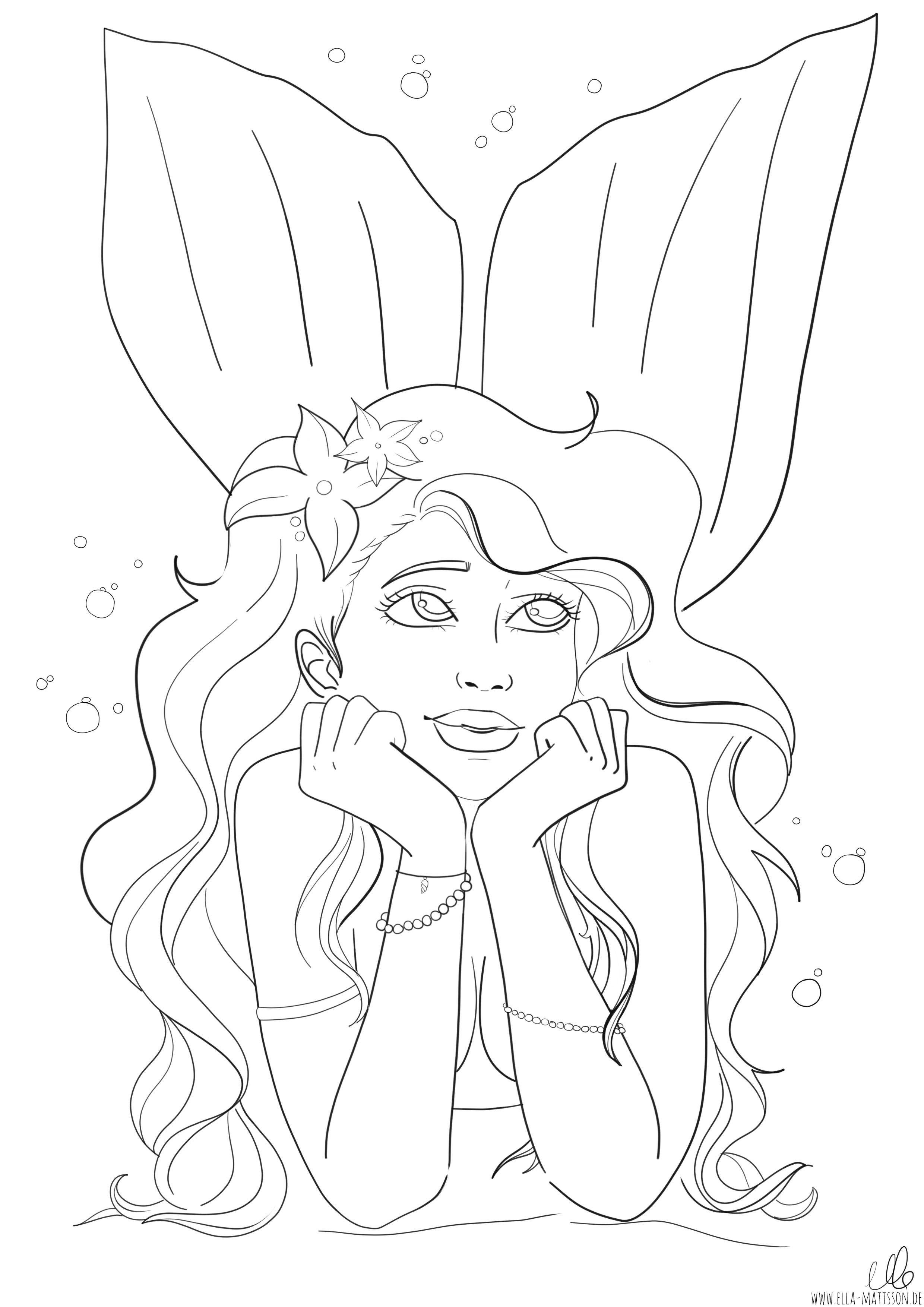 Mermaid Coloring Pages, Fall Coloring Pages, Coloring Books, Free Adult