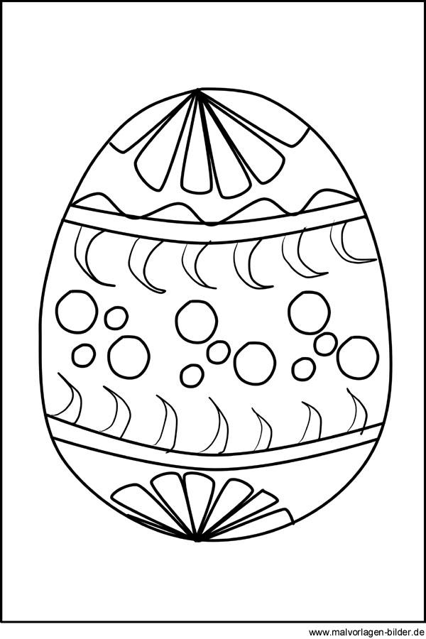 osterei vorlage zum ausmalen