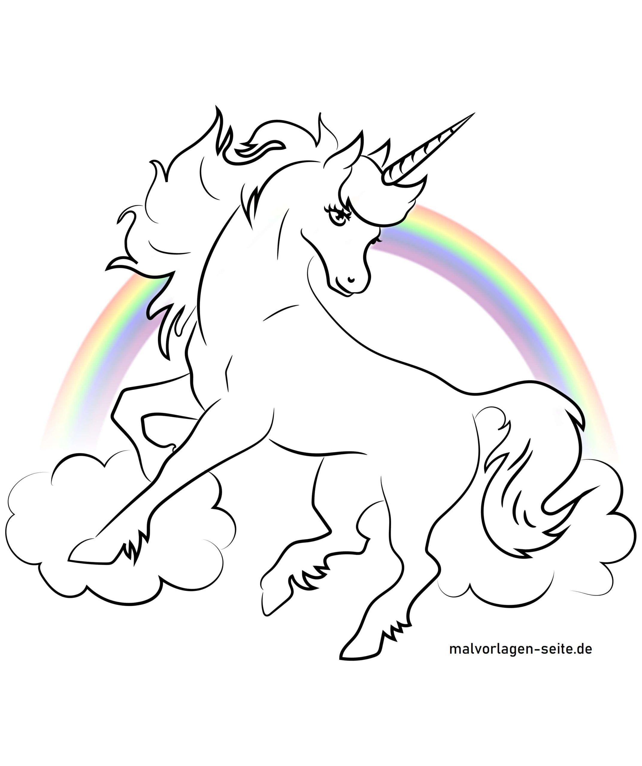 Bilder Zum Ausmalen Einhorn Regenbogen Ausmalbild Einhorn Mit | My XXX