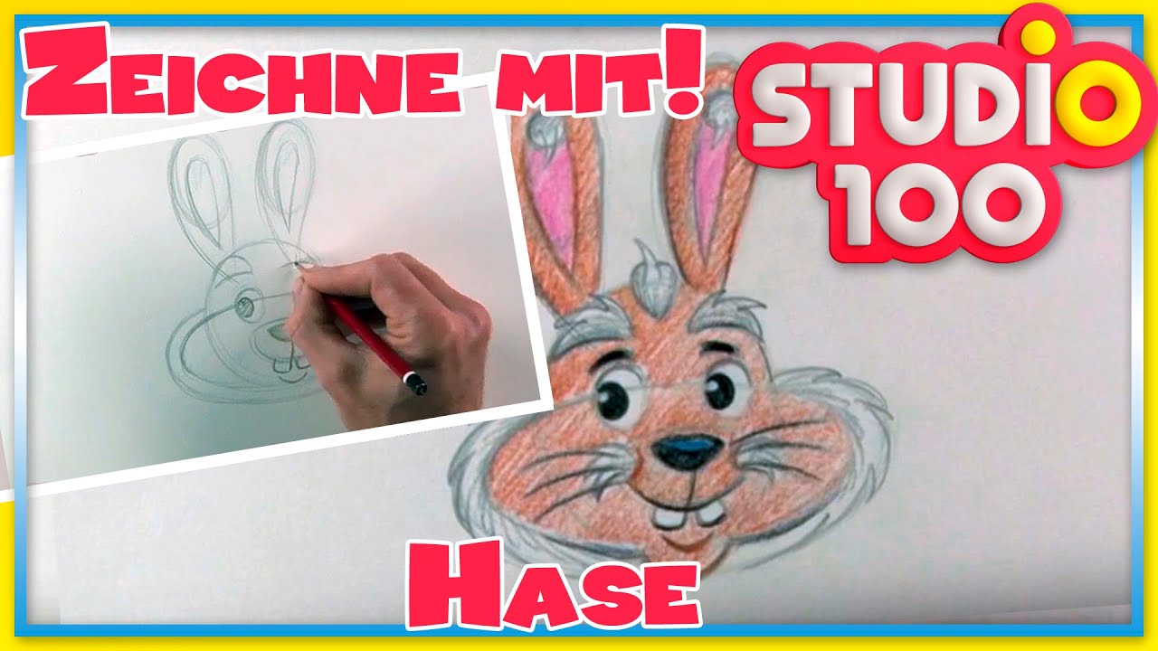 hase von der seite zeichnen