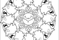 halloween mandalas zum ausdrucken