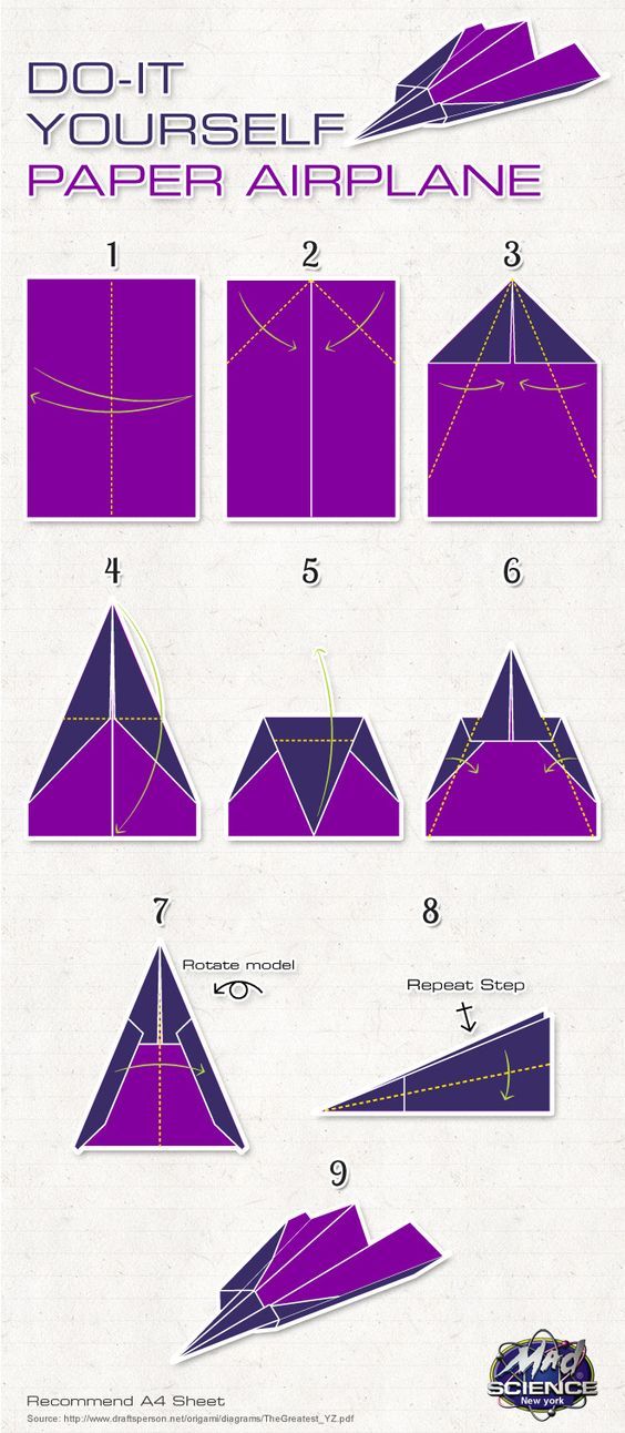 flugzeug origami