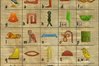 hieroglyphen alphabet zum ausdrucken