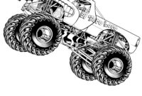 ausmalbilder monstertruck