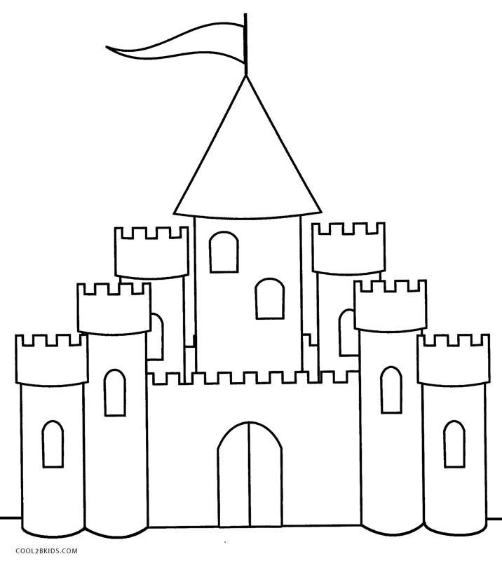 Printable Castle Coloring Pages For Kids | Cool2bKids