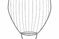 heißluftballon malvorlage