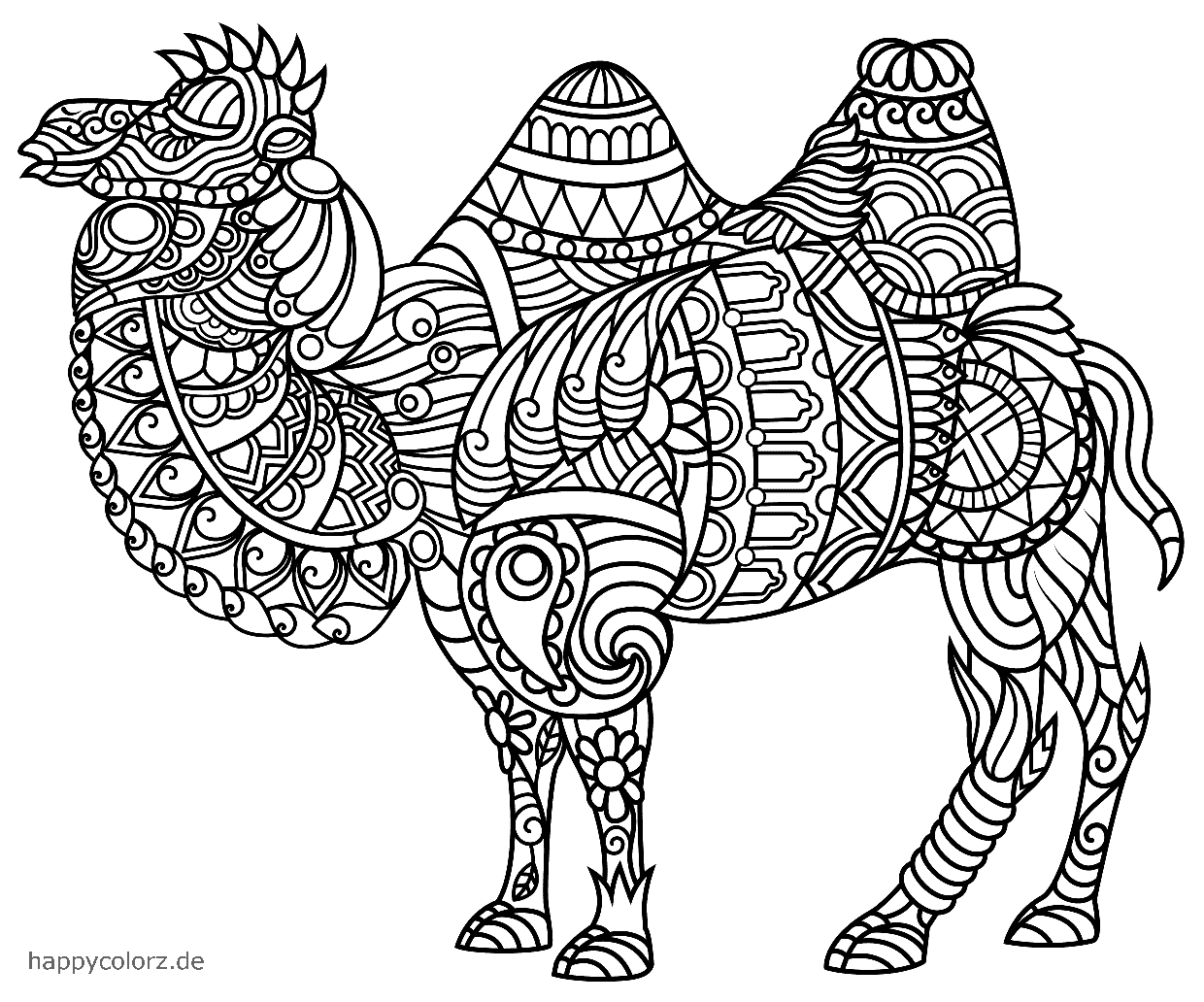 erwachsene mandala tiere