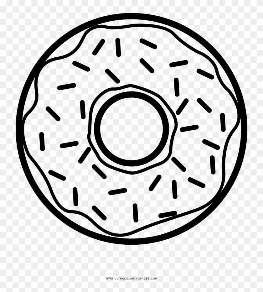 ausmalbild donut