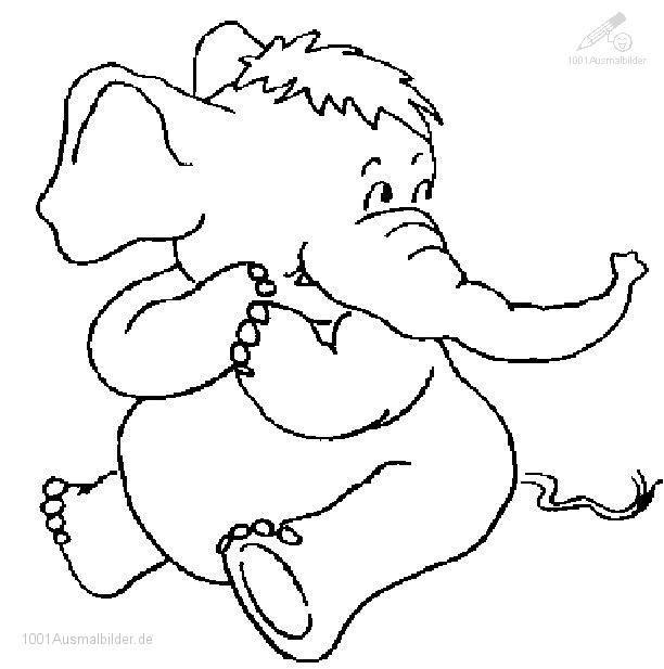 elefant ausmalbilder