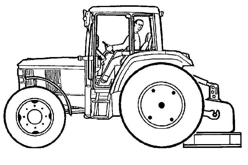 malvorlagen traktor