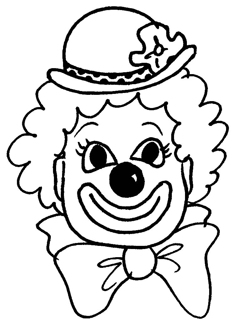 Clown (Characters) – Free Printable Coloring Pages