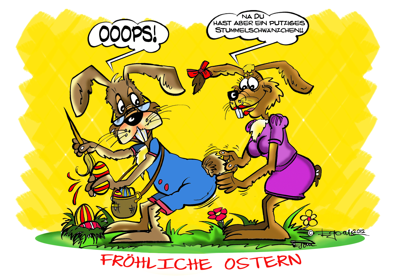 Pin auf Happy easter Cartoons