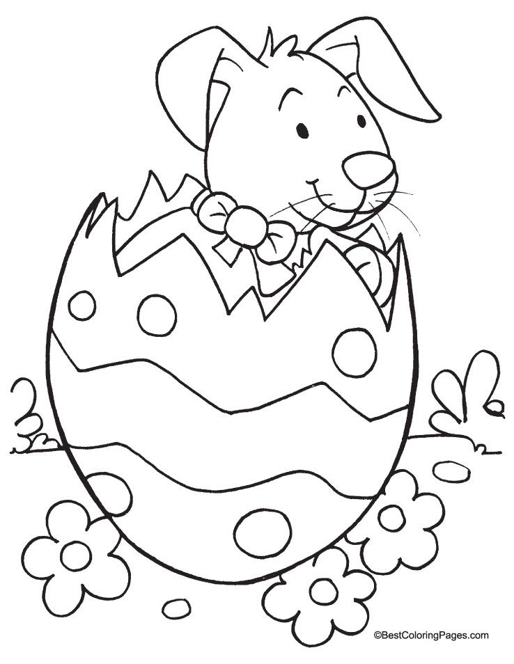 Easter Coloring Pages | Easter coloring page 1 | Ausmalbilder ostern