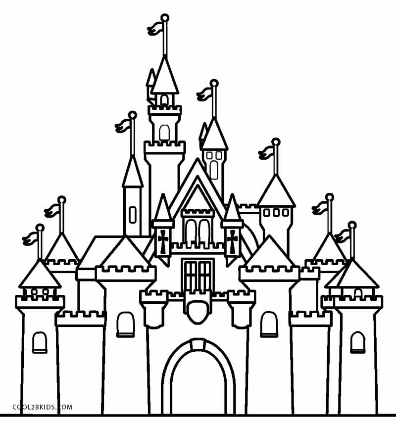 Disney World Castle Coloring Page Coloriage Chateau Coloriage | My XXX