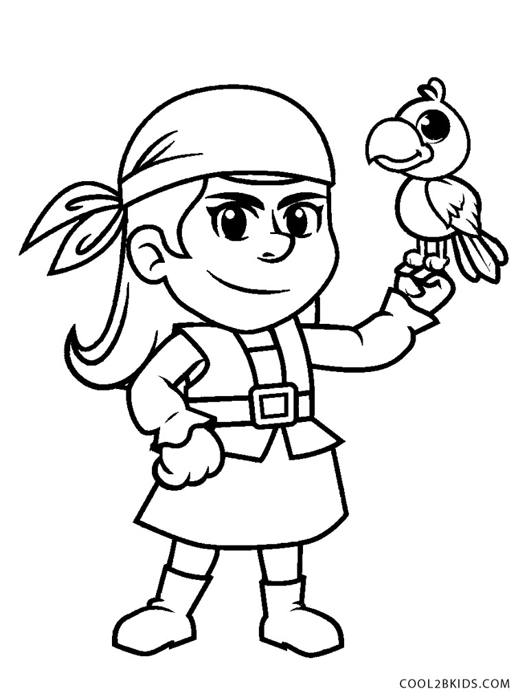 Free Printable Pirate Coloring Pages For Kids