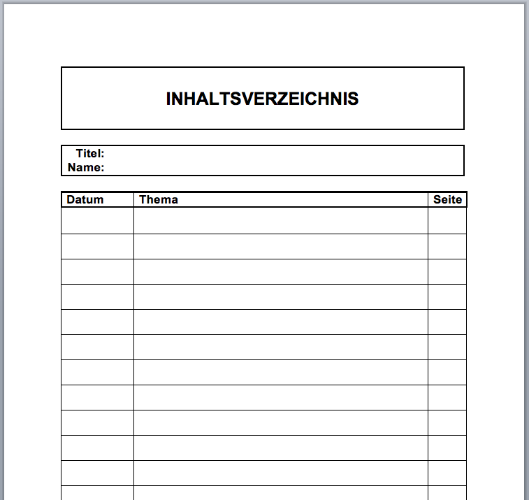 Zum Ausdrucken: Inhaltsverzeichnis | CONVICTORIUS