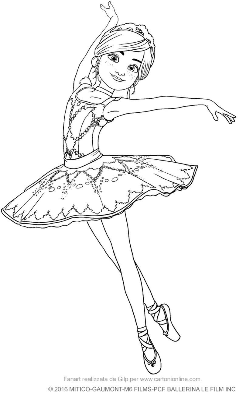 Disney Printable Ballerina Coloring Pages Free