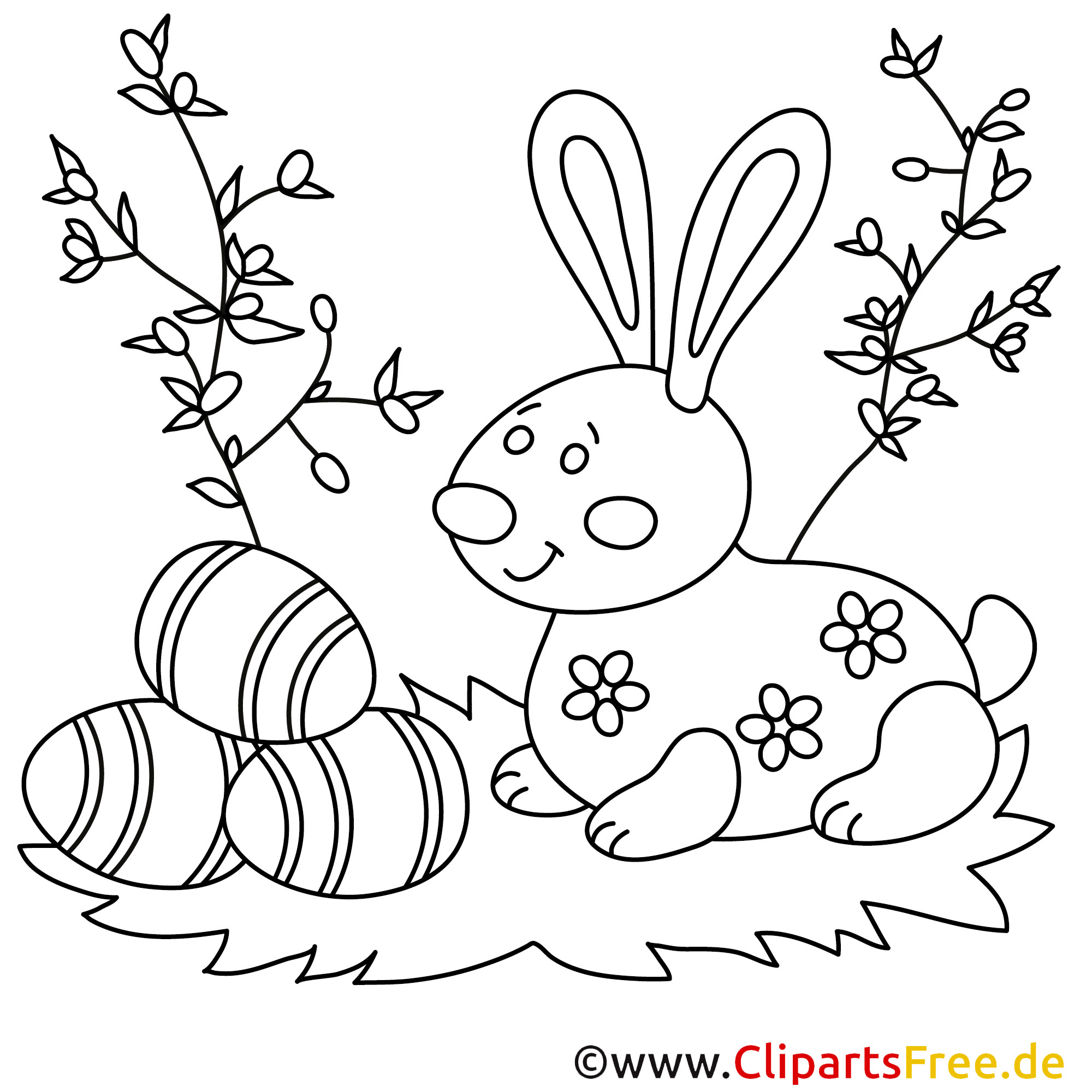 osterhase ausmalbilder