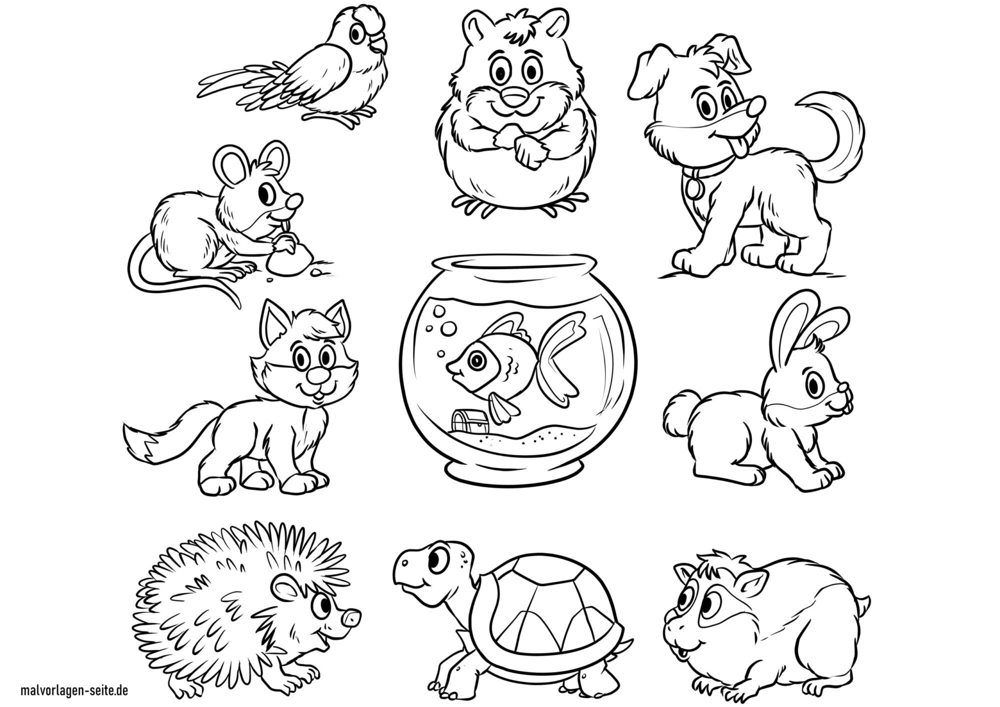 Coloring page animals for children | Free coloring pages