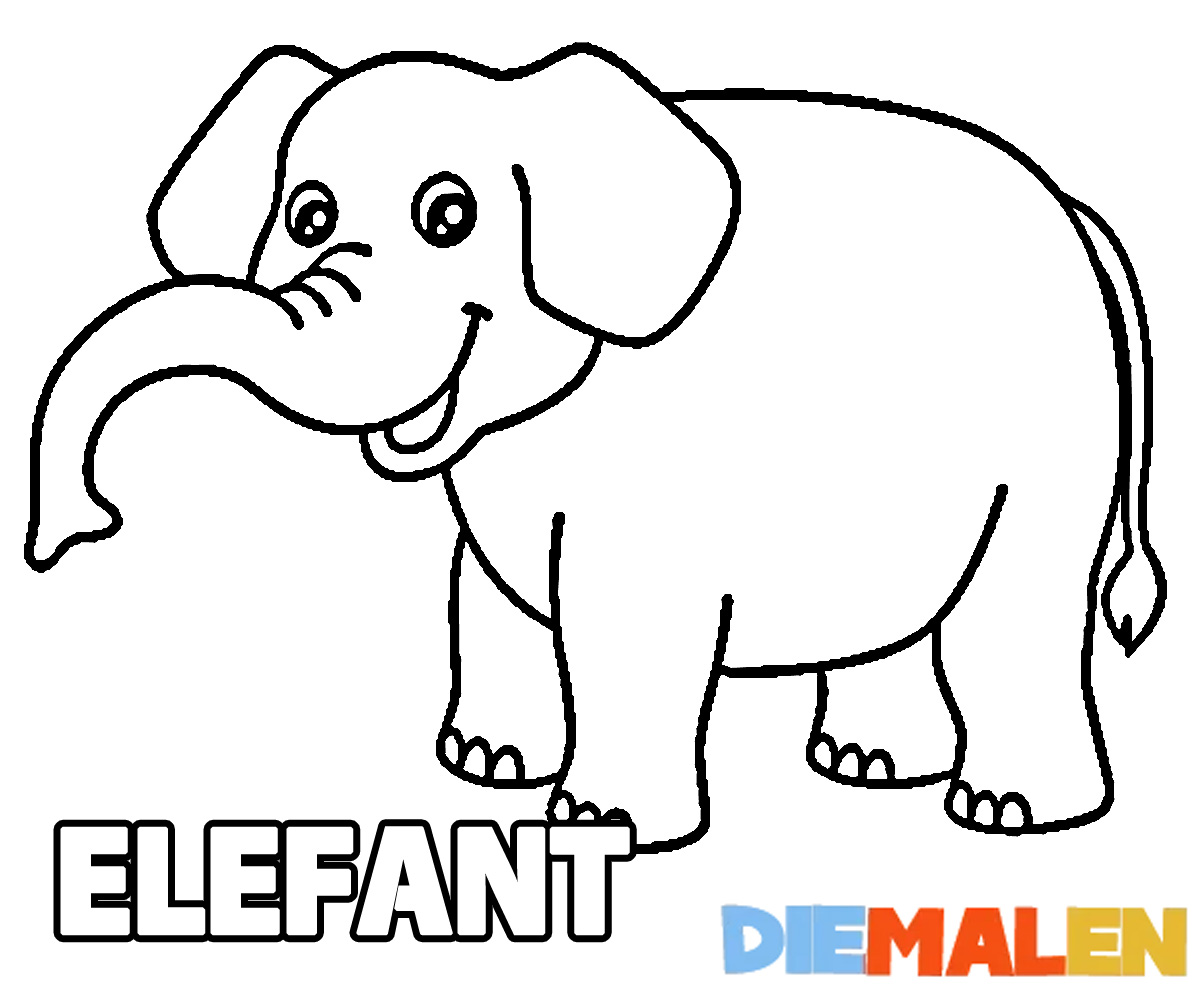 elefant vorlage einfach