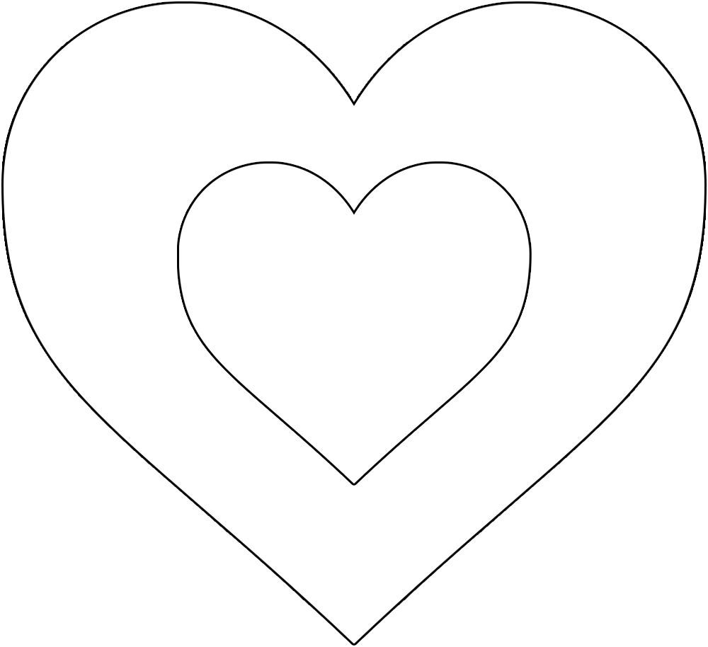 Best 12 Free Printable Heart Template – SkillOfKing.Com | Шаблон сердца