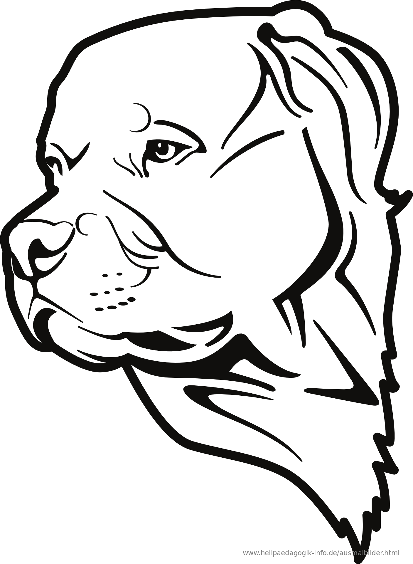 Ausmalbilder Hunde - Ausmalbilder Coloring Pages