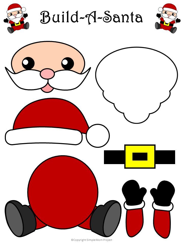 Looking for a fun and easy Christmas Santa craft your preschoolers and