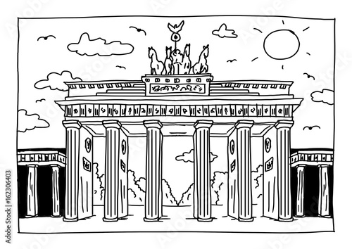 brandenburger tor malen