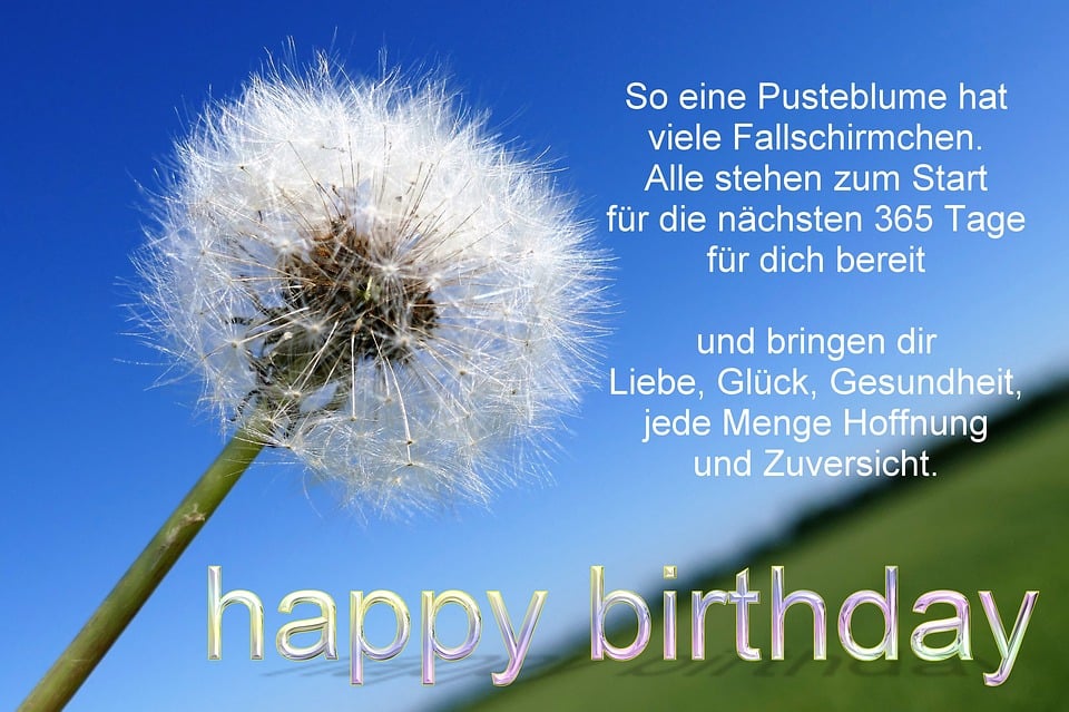 Geburtstag Geburtstagsgruß · Kostenloses Bild auf Pixabay