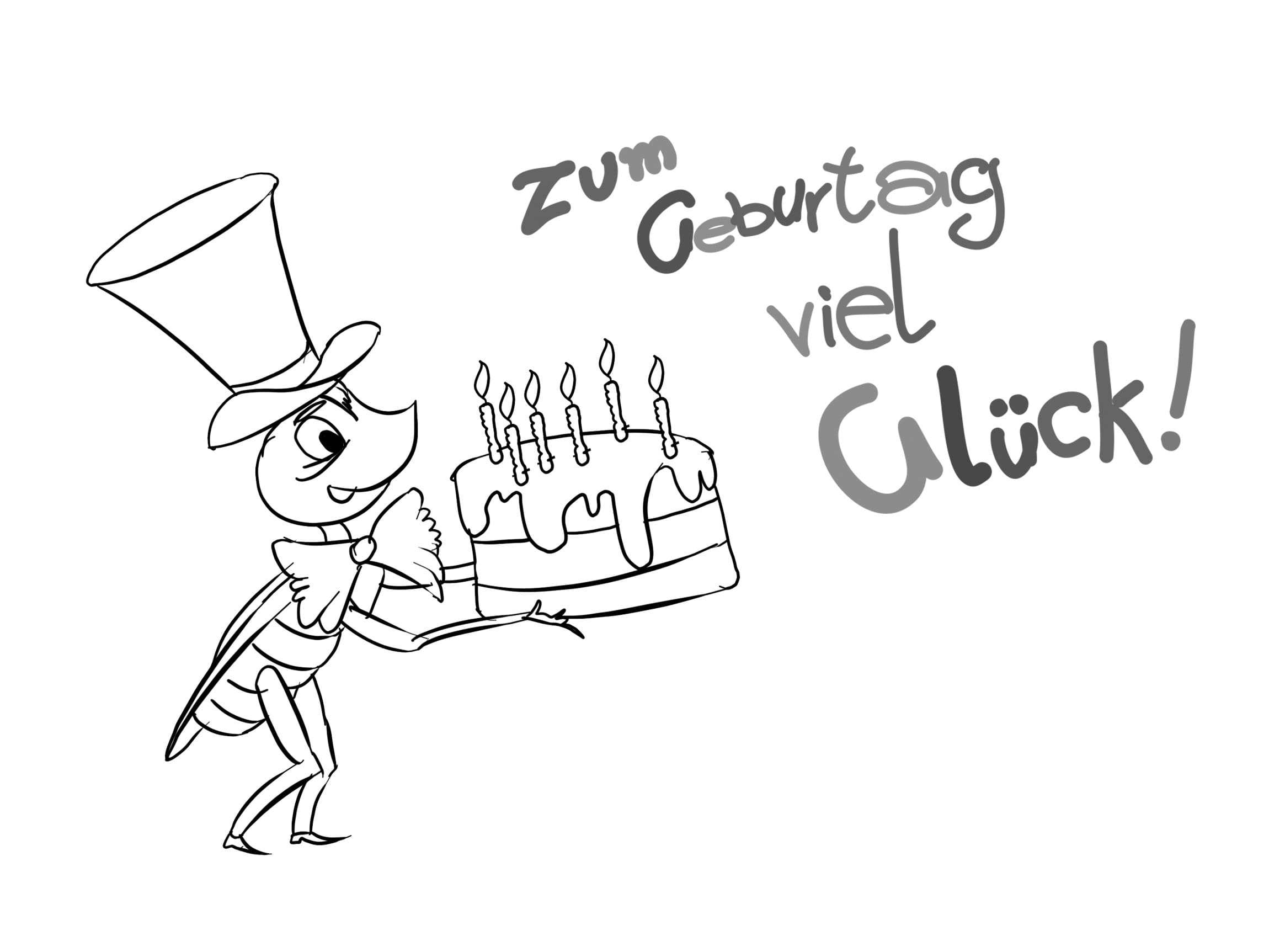 ausmalbilder geburtstag zum ausdrucken