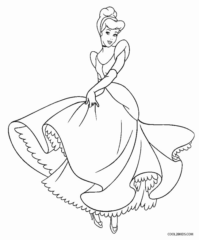 cinderella ausmalbild