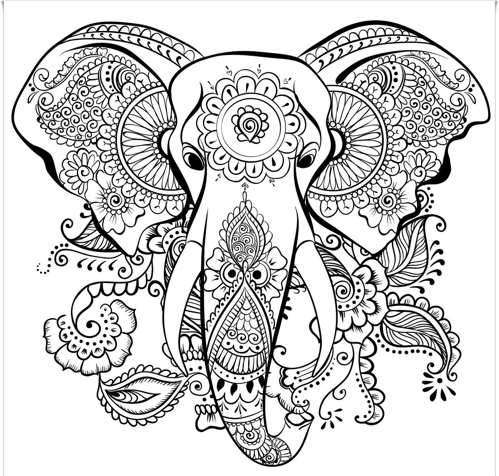 Malvorlagen Mandala Elefant - Catherine Miller Grundschule