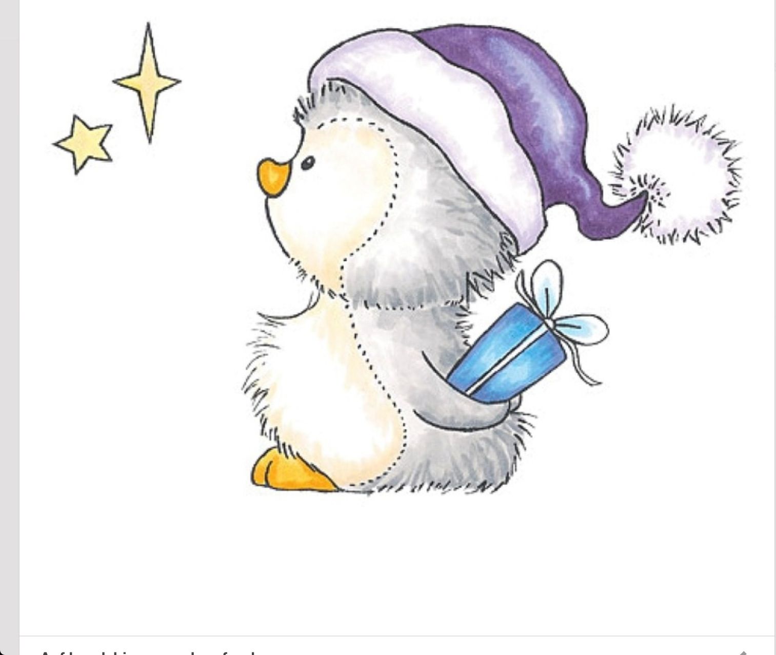 Christmas Rock, Christmas Penguin, Christmas Clipart, Christmas Animals