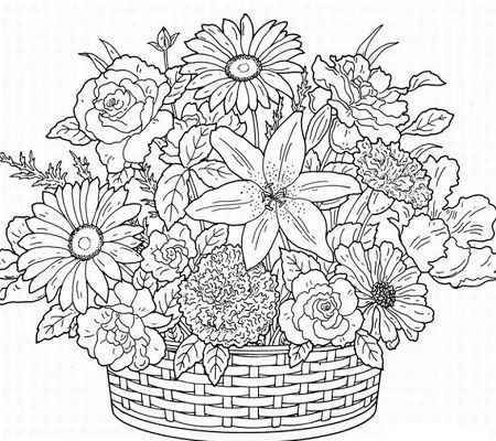 Popular Flowers Coloring Pages Flower Coloring Sheets, Printable Flower