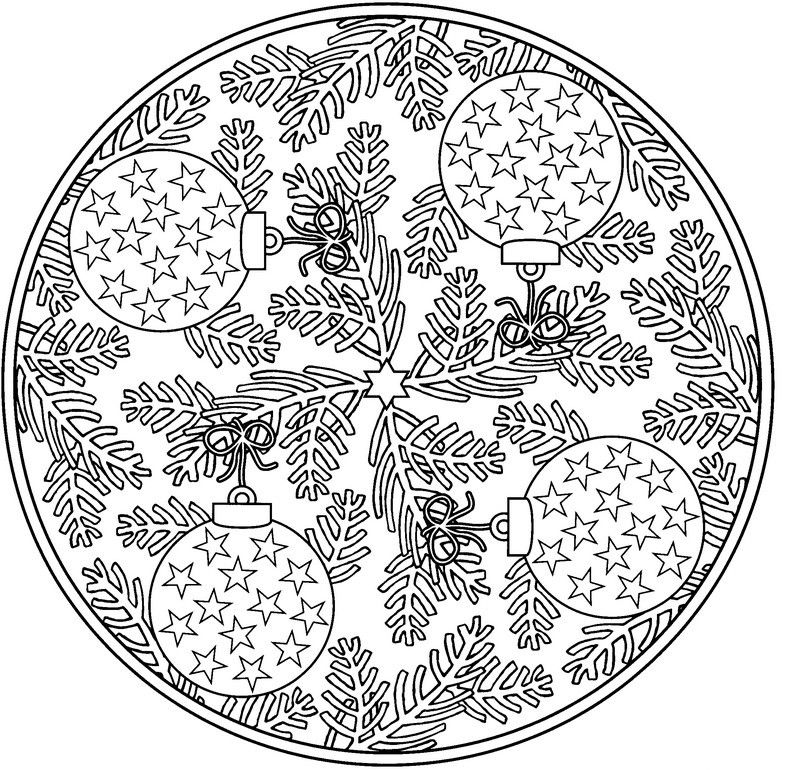 Mandala Weihnachten | coloring 3 | Pinterest | Weihnachten, Ausmalen