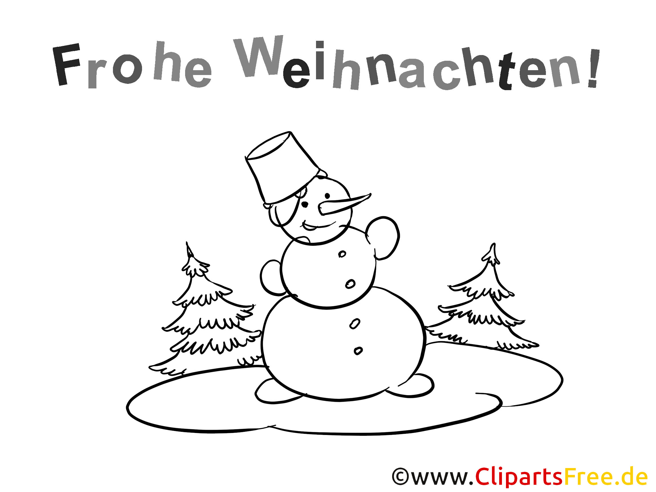 frohe weihnachten ausmalbild