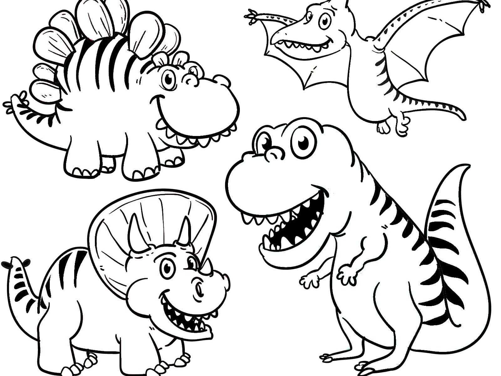 Ausmalbilder Dinosaurier - kinderbilder.download | kinderbilder.download