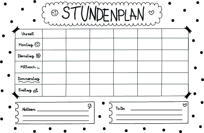 blanko stundenplan pdf