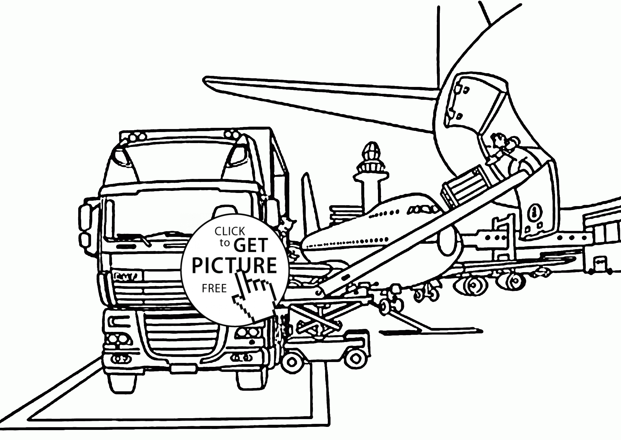 ️Airport Coloring Pages Free Download| Gmbar.co