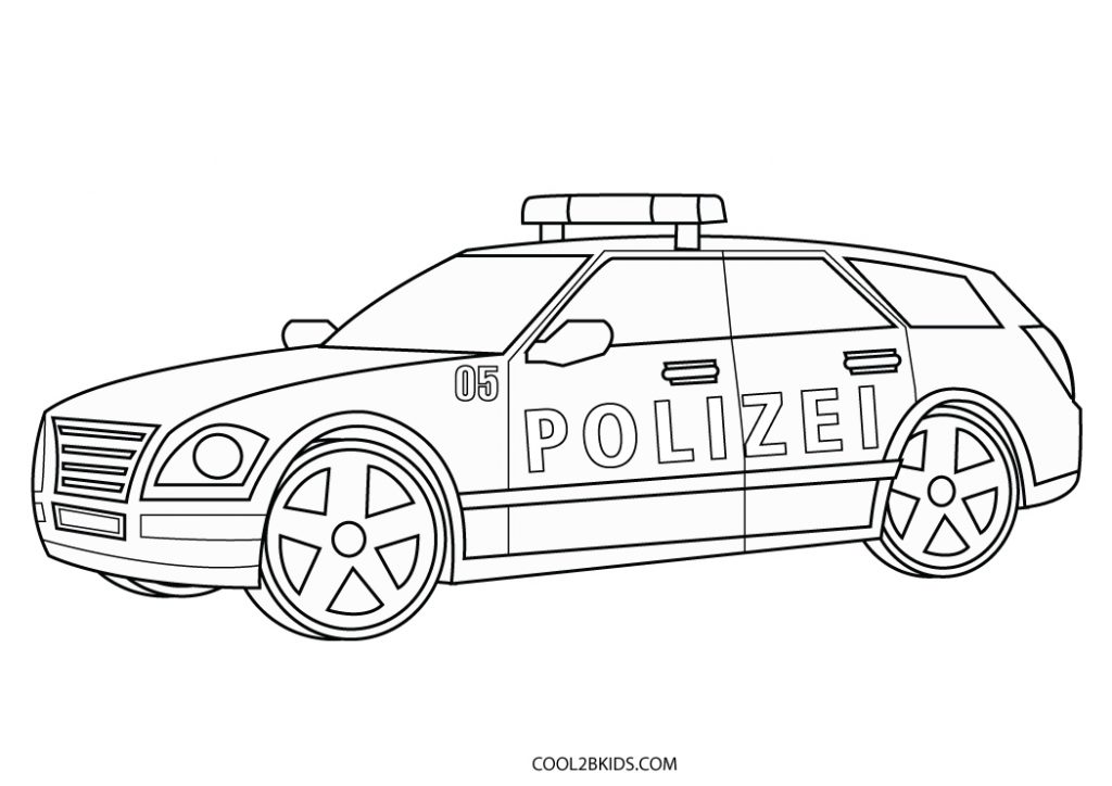 Polizeiauto Ausmalbild Kostenlos Malvorlagen Polizeiauto Ausmalbilder