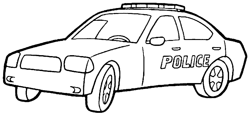 polizei auto zum ausmalen