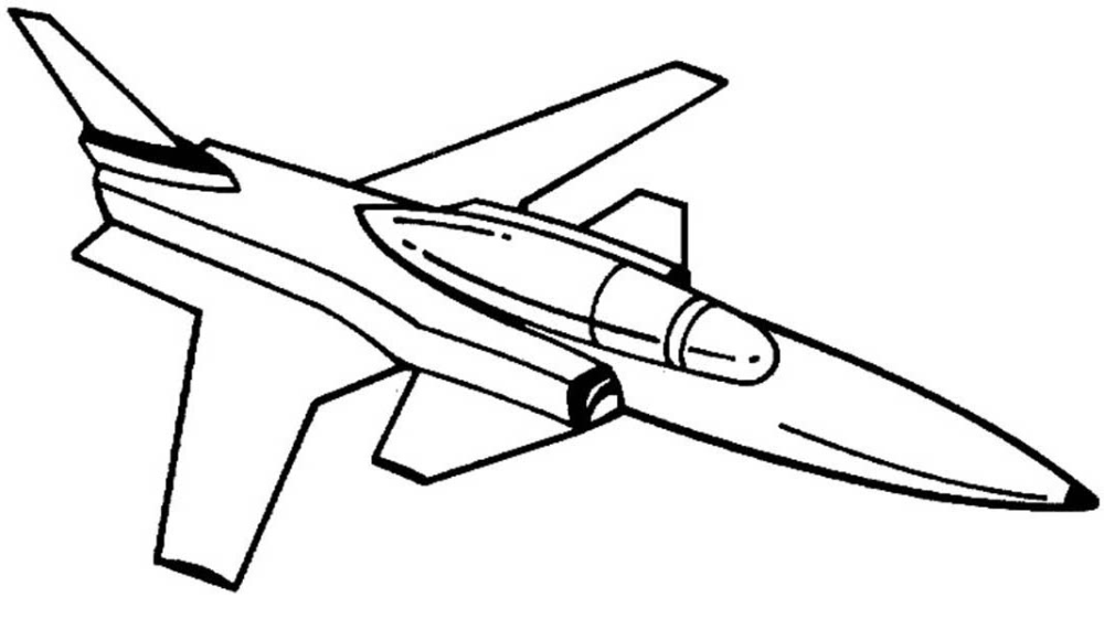 X 29 Jet Fighter Airplane Coloring Page - Download & Print Online