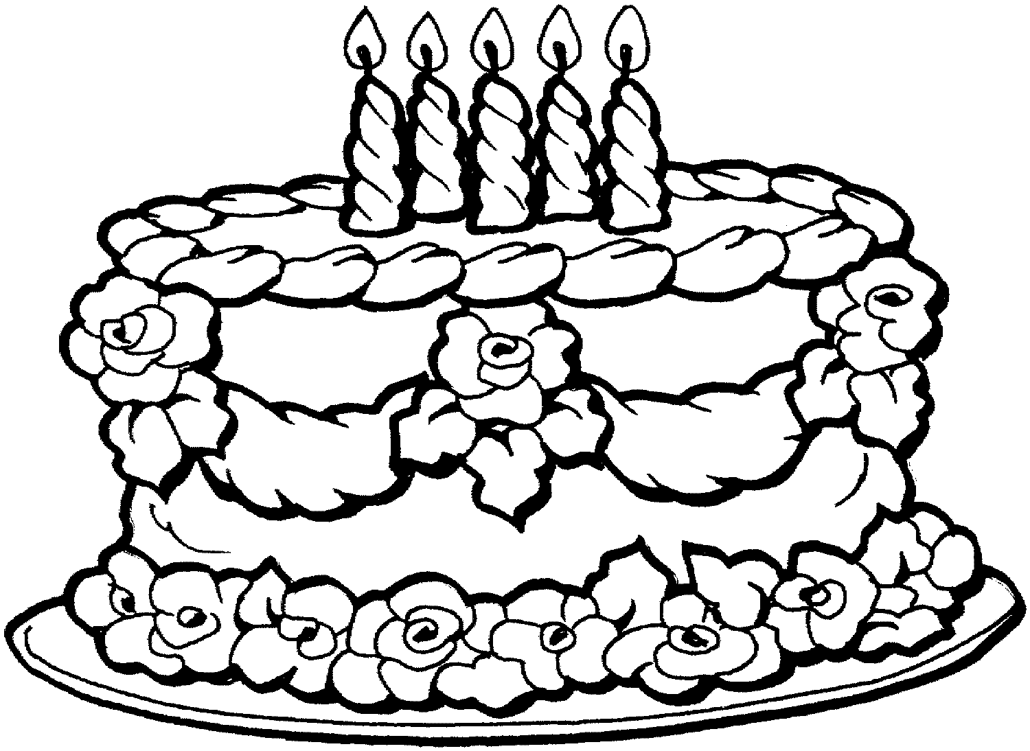 Kostenlose Ausmalbilder Geburtstag