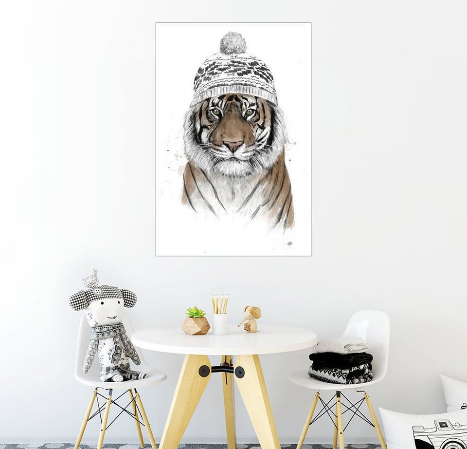 wandbild tiger