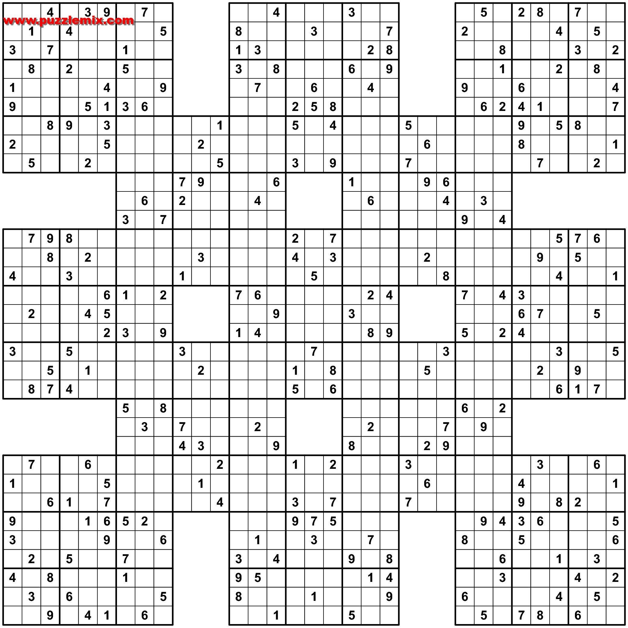 sudoku kostenlos ausdrucken