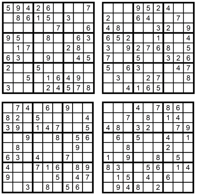 Sudoku Leicht Zum Ausdrucken