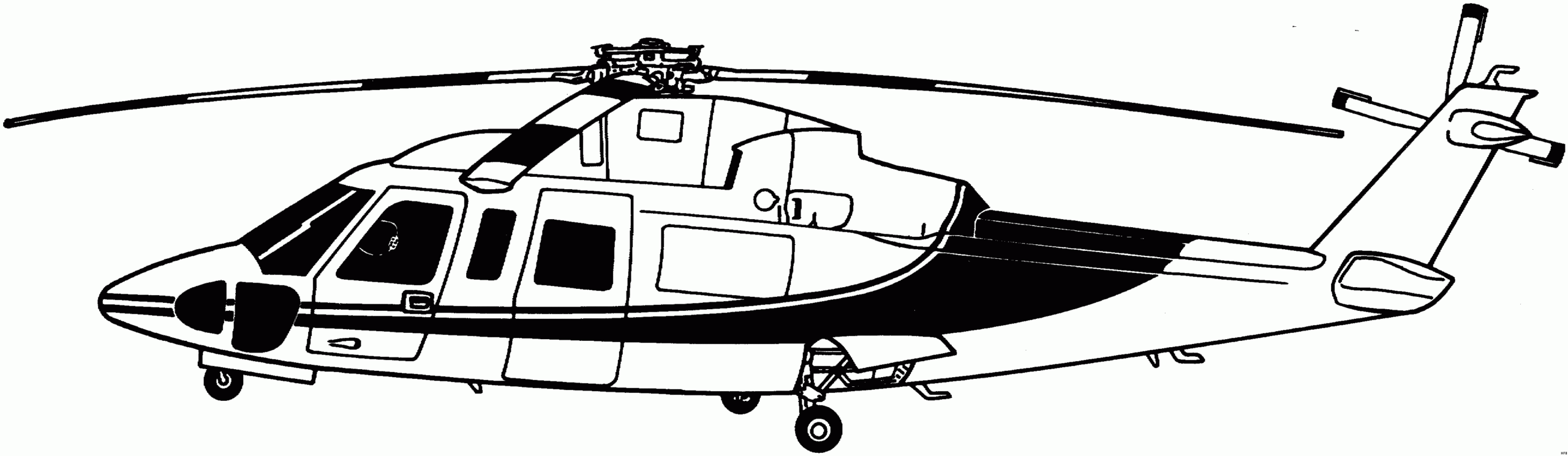 hubschrauber malvorlage