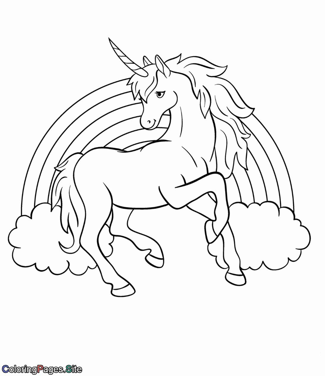 unicorn ausmalbild